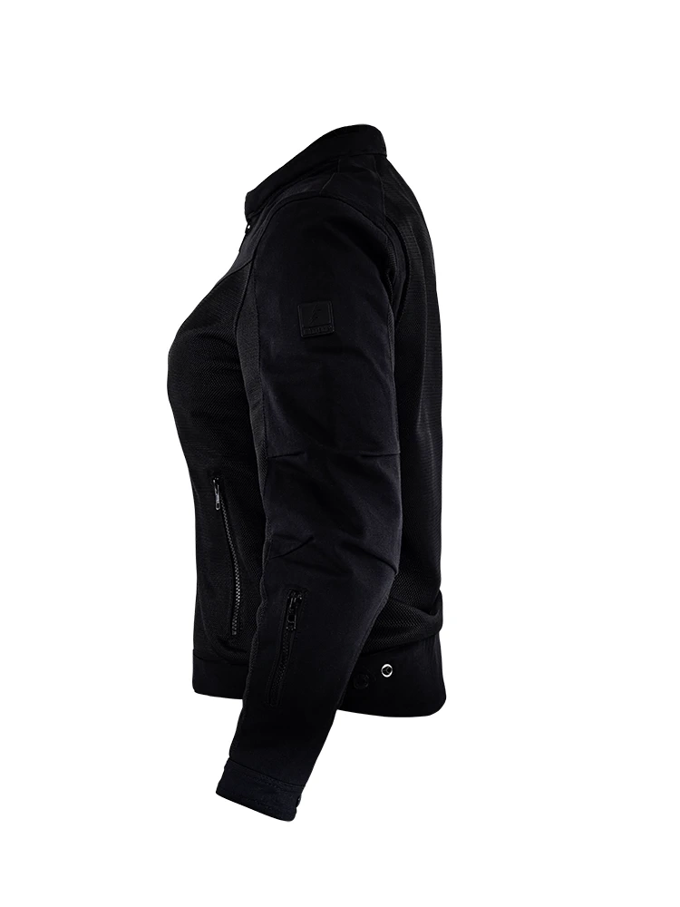 Kurtka motocyklowa tekstylna damska John Doe Aero Mesh czarna