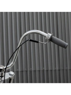 Manetki motocyklowe Biltwell Renegade TPV do kierownic o średnicy 25.4 [mm] szare