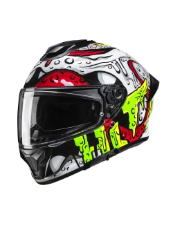 Kask integralny HJC C71 Queeze biało-zielony