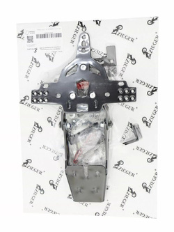 Mocowanie tablicy rejestracyjnej Zieger PRO Kawasaki Ninja 400 (24-)/ ZX-4R Ninja (23-)/ ZX-4RR Ninja (23-) [Typ C]