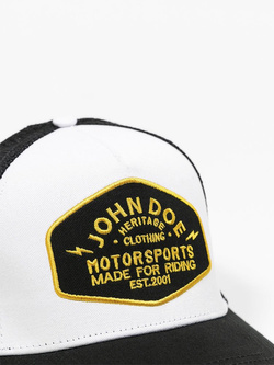 Czapka z daszkiem John Doe JDM Heritage czarno-biało-żółta