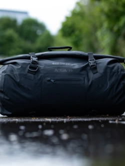 Torba na tył Oxford Aqua RollBag czarna (70 l)