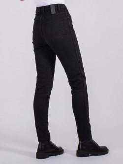 Jeansy motocyklowe damskie Knox Scarlett Skinny Fit czarne