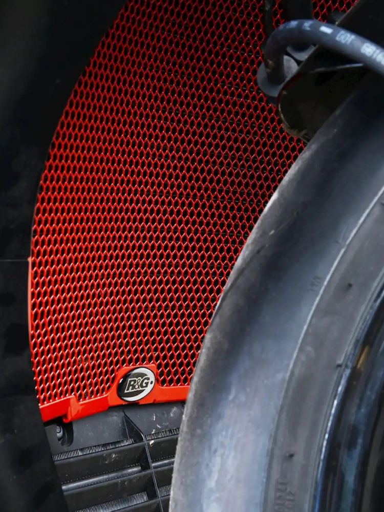 Osłona chłodnicy R&G aluminiowa do Hondy CBR 1000 RR-R Fireblade (20-) czerwona