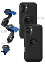 Zestaw rowerowy: etui na telefon iPhone 16 Plus + mocowanie Quad Lock