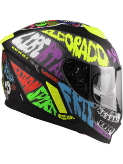 Kask integralny LAZER Rafale Mexicana czarny-multikolor