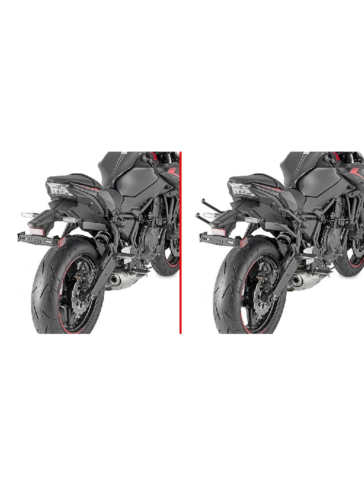 Stelaż boczny Givi Remove-X do miękkich sakw bocznych do Kawasaki Z 650 (20-)