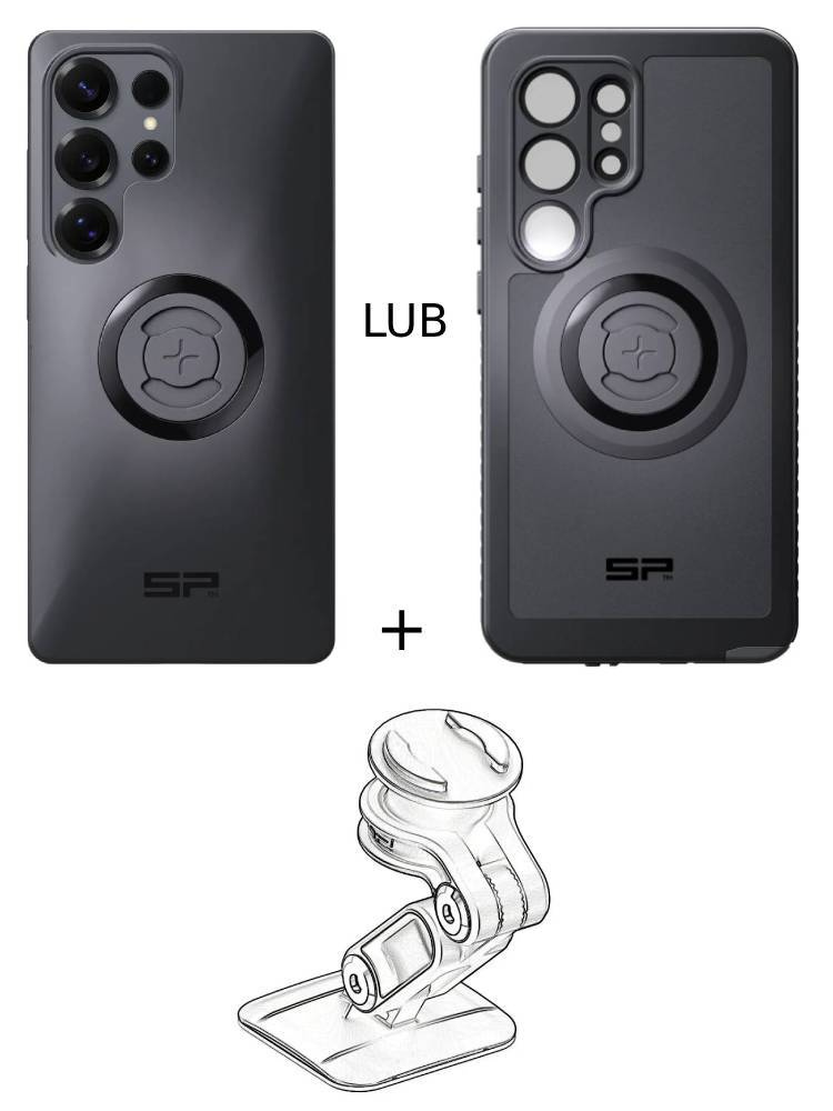 Zestaw do samochodu: etui na telefon Samsung Galaxy S25 Ultra + mocowanie SP Connect