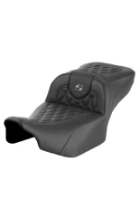 Kanapa motocyklowa dla kierowcy i pasażera Saddlemen Roadsofa LS Extended Reach Harley Davidson Road Glide/ Street Glide (wybrane modele) (23-) czarno-szara