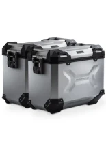 Zestaw: kufry boczne TRAX ADV + stelaże PRO SW-Motech Honda X-ADV 750 RH21 (24-) srebrne [poj.: 2 x 45 L]