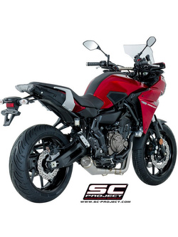 Pełny system 2-1 z tłumikiem Conic '70s SC-Project do Yamaha TRACER 700 [16-17] / XSR 700 [16]