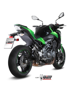 Tłumik motocyklowy Slip-On Line (Double Gun) MIVV do Kawasaki Z900 (17-19) czarny