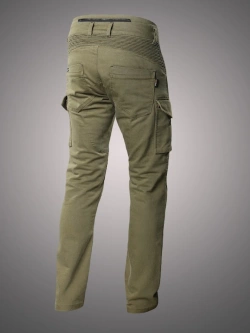 Jeansy motocyklowe 4SR Tourismo zielone