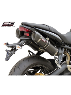 Tłumiki owalne Slip-on SC-Project do Triumph STREET TRIPLE 675 / R [07-12]