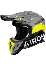 Kask enduro Airoh Aviator Ace 2 Fury czarno-szaro-żółty połysk