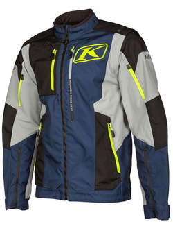 Kurtka enduro Klim Dakar niebiesko-fluo żółta