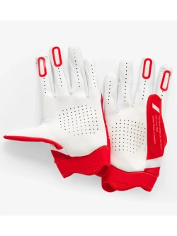 Rękawice cross dziecięce 100% iTrack czerwone