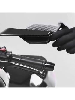 Lusterka motocyklowe Rizoma Stealth Max czarne [para]