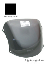 Szyba motocyklowa MRA oryginalny kształt "O" Honda NTV 650 Deauville (98-05) czarna