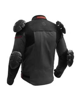 Kurtka motocyklowa tekstylna Broger Grid czarno-szara