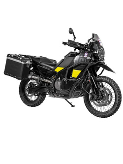 Zestaw: kufry boczne czarne Zega Evo X + stelaże czarne Touratech Husqvarna Norden 901 [poj.: 38+38l]