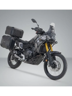 Zestaw: kufry boczne DUSC L + kufer centralny DUSC XL + stelaże PRO + stelaż Adventure-Rack SW-Motech Yamaha Tenere 700 (wybrane modele) [poj.: 1 x 55l + 2 x 41l]