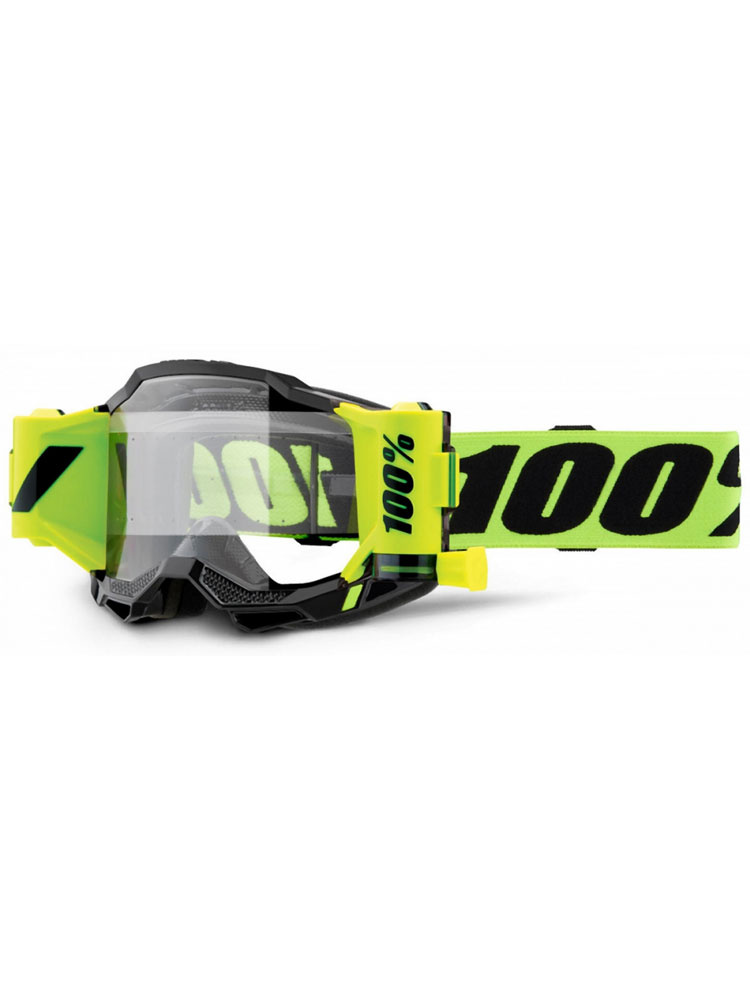 Gogle motocyklowe 100% Accuri 2 Forecast żółto-czarne