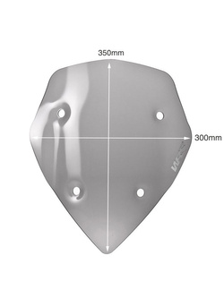 Szyba motocyklowa WRS Sport do Ducati Multistrada 1200 / S (13-14) mocno przyciemniana