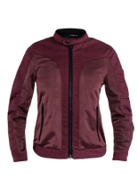 Kurtka motocyklowa tekstylna damska John Doe Aero Mesh bordowa