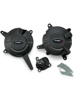 Pokrywy dekli silnika PUIG Honda CB750 Hornet (23-) czarne