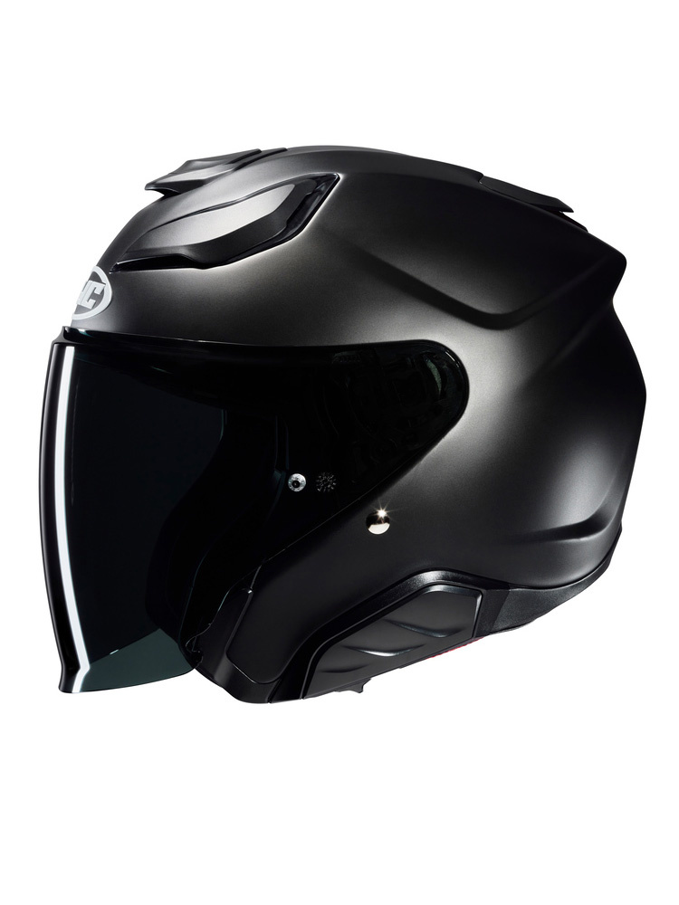 Kask otwarty HJC F31 Solid Semi Flat czarny