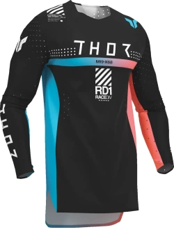 Bluza enduro dziecięca Thor Sportmode Synth czarna
