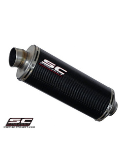 Tłumik owalny R60 (Niska Pozycja) SC-Project do Triumph SPEED TRIPLE 1050 [05-06]