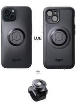 Zestaw: etui na telefon iPhone 15 + uchwyt na rzep SPC+ SP Connect
