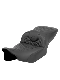 Kanapa motocyklowa dla kierowcy i pasażera Saddlemen Roadsofa Tri-Gripper Extended Reach Harley Davidson Road Glide/ Street Glide (wybrane modele) (23-) czarna