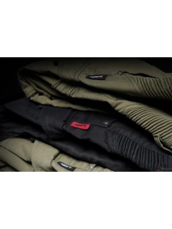 Jeansy motocyklowe 4SR Tourismo zielone