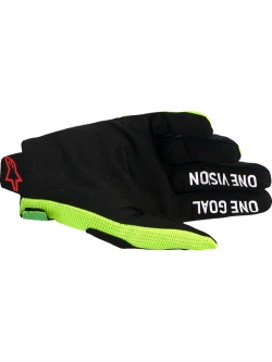 Rękawice cross Alpinestars MX Radar Pro czarno-różowe-fluo