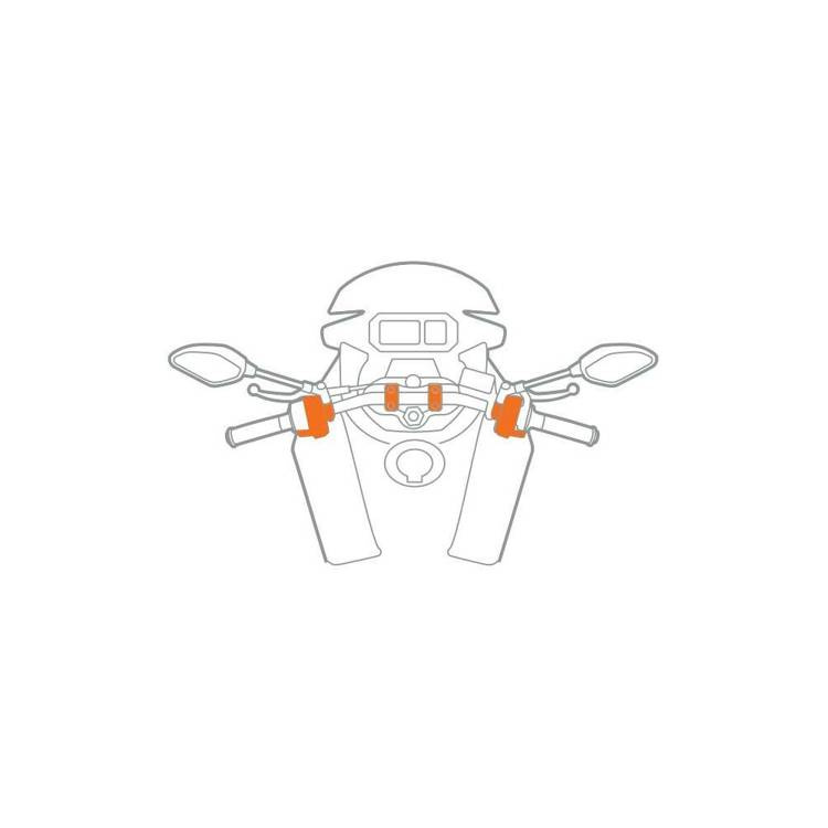 Mocowanie na wsporniku kierownicy, wsporniku sprzęgła i hamulca Titan Opti M6 Pro marki Lampa