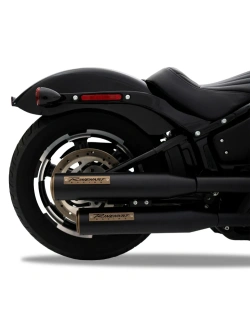 Tłumiki motocyklowe Rinehart Racing 3.5" HP35 Harley Davidson Softail (wybrane modele) czarne/brązowe matowe