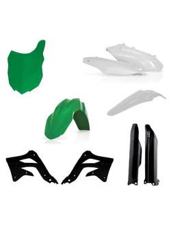 Pełny zestaw plastików Acerbis Kawasaki KX 450 F [13-15] zielono-biało-czarny