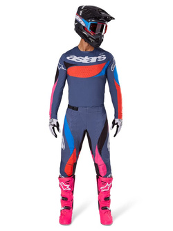 Bluza cross Alpinestars MX Techstar Dreem szaro-wielokolorowa