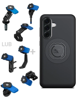 Zestaw na motocykl: etui MAG na telefon Samsung Galaxy A56 (magnetyczne) + mocowanie Quad Lock