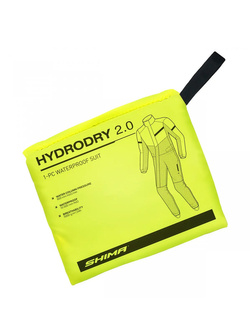 Kombinezon przeciwdeszczowy motocyklowy jednoczęściowy Shima HydroDry 2.0 czarny-fluo