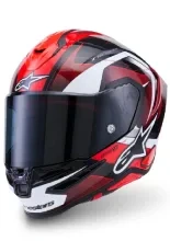 Kask integralny Alpinestars S-R7 Kinetis czarno-czerwono-biały