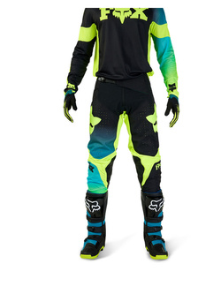 Spodnie enduro Fox 360 Streak czarno-żółte