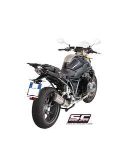 Tłumik SC-Project Oval Titanium + Carbon (SLIP ON) - BMW R 1200 R / RS [15-16]