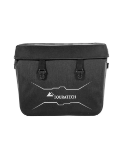 Zestaw: sakwy boczne Soft System Travel + stelaże srebrne + bagażnik Touratech BMW R 1300 GS (23-) [poj.: 2 x 40l]