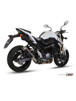 Tłumik motocyklowy Slip-On (GP) MIVV do Suzuki GSR 750 (11-16) czarny