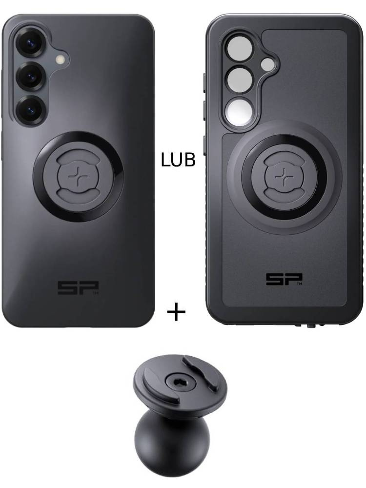 Zestaw: etui na telefon Samsung Galaxy S25 + uchwyt kulowy Pro SPC+ SP Connect