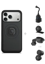 Zestaw do samochodu: etui MAG na telefon iPhone 17 Pro Max (magnetyczne) oraz mocowanie Quad Lock